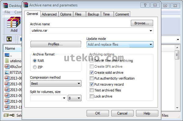 winrar recovery record download