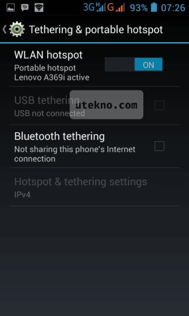 Cara Mengaktifkan WiFi Tethering Di Android - Utekno