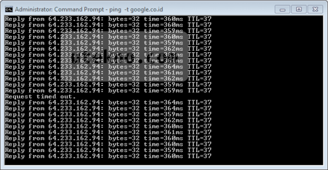 Cara Ping Terus Menerus Utekno