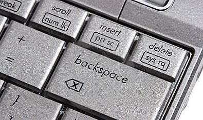 backspace key