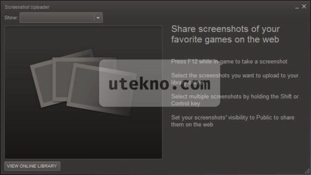 steam screenshot uploader