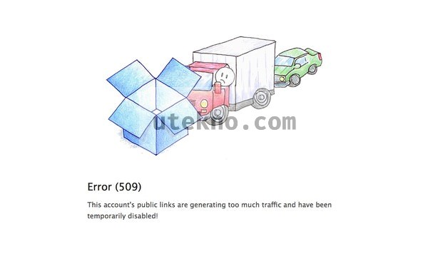 dropbox error 509