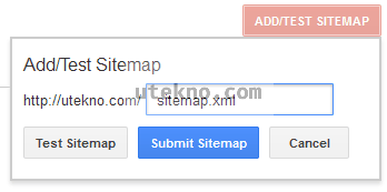 google-webmasters-add-test-sitemap