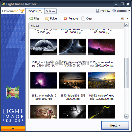 light image resizer