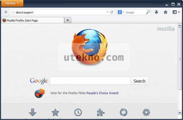 mozilla firefox about support