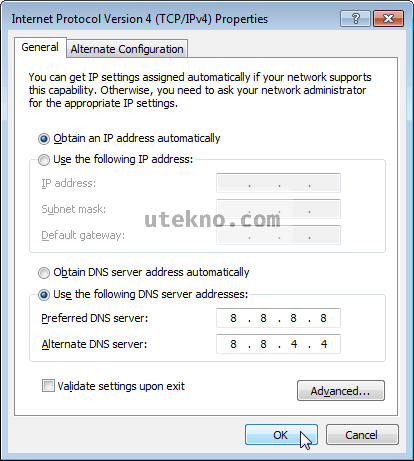 windows-7-google-public-dns