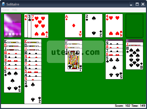 windows xp solitaire