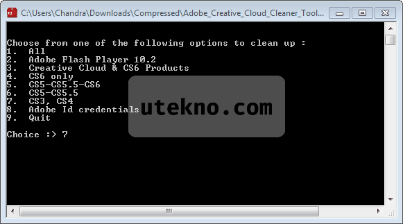 adobe creative cloud cleaner tool products