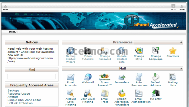 cpanel overview