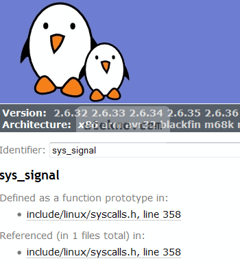 linux-cross-reference