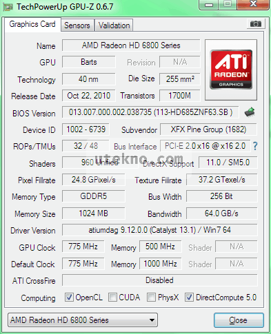 gpu z graphics card