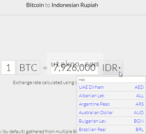 preev bitcoin to indonesian rupiah