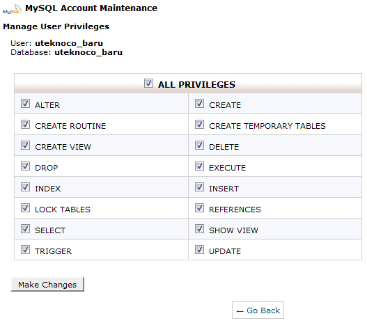 cpanel-mysql-user-privileges