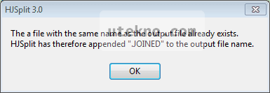 hjsplit-file-already-exist