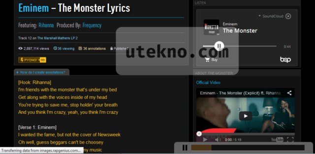 rapgenius eminem monster lyrics