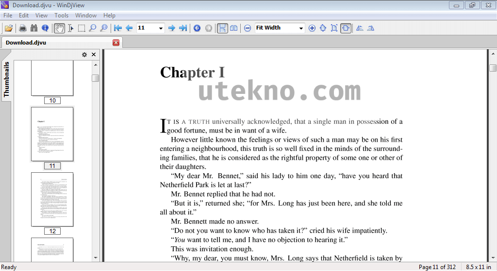 Membaca file DjVu dengan WinDjView – uTekno