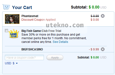 bigfishgames phantasmat checkout