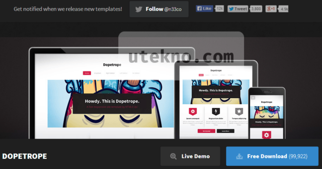 html5 up website template demo download