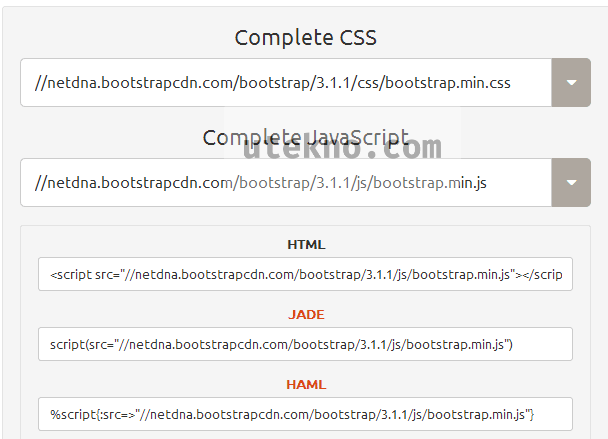 bootstrap cdn bootstrap css js