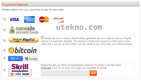 namesilo-payment-options