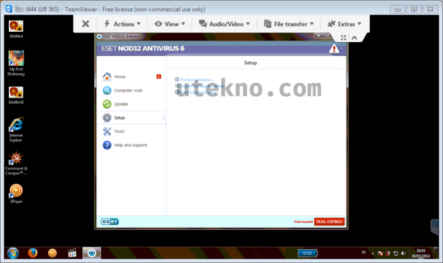 teamviewer remote session