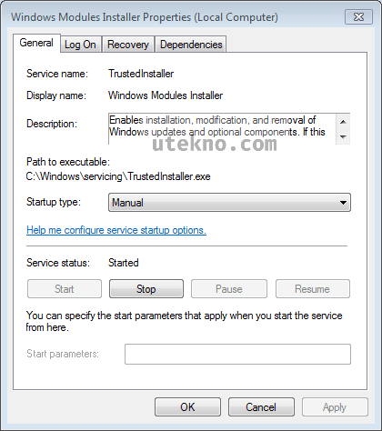 windows-7-services-windows-modules-installer-properties