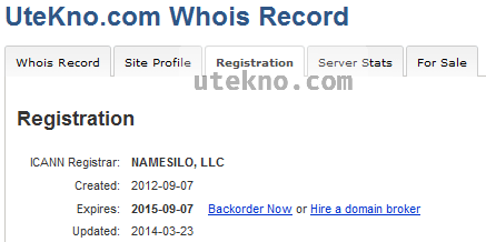 domainstools whois registration