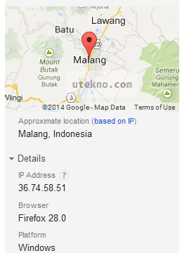 google recent locations