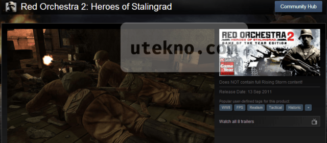 steam red orchestra 2 heroes of stalingrad