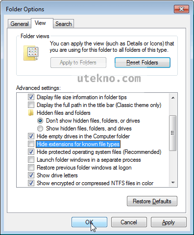 windows 7 folder options file