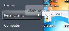 windows-7-recent-items-empty
