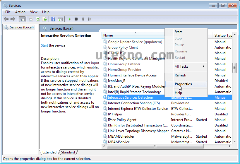 Disabled for properties. Interactive services. MTBCC аксесс мануал. ETW Collector service.