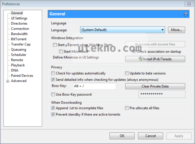 utorrent-preferences-general