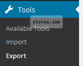 wordpress-admin-tools-menu