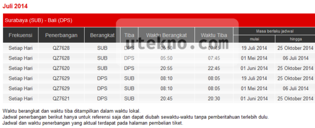 airasia jadwal penerbangan surabaya bali