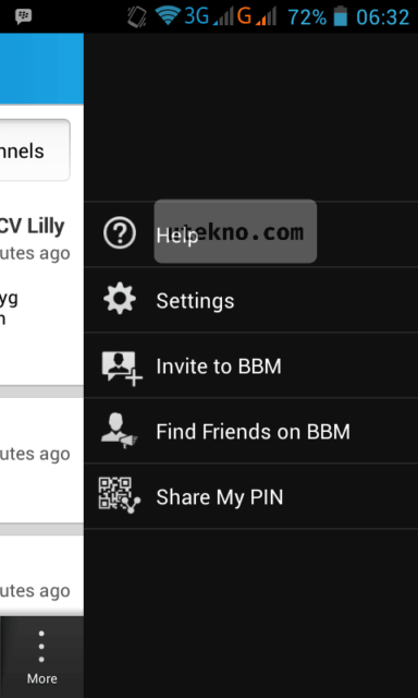 android bbm more