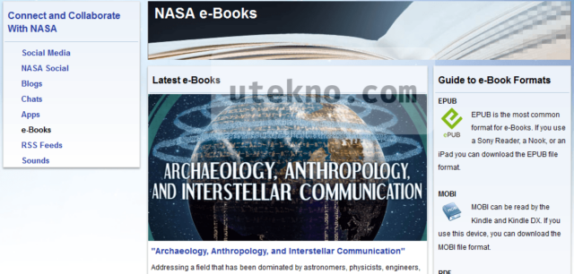 nasa ebook features