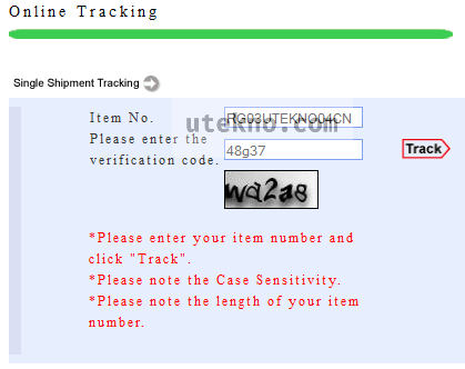 china post tracking status meanings