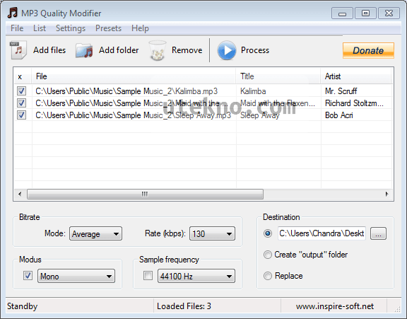 mp3 quality modifier