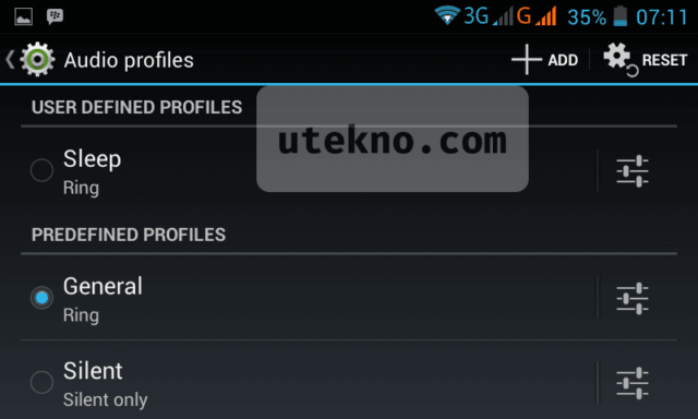 android-audio-profiles