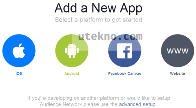 facebook add a new app