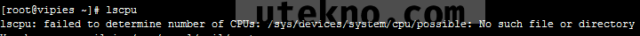 linux-shell-lscpu-failed