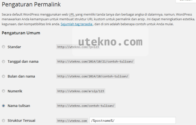 wordpress-pengaturan-permalink