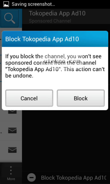 android bbm block sponsored invite