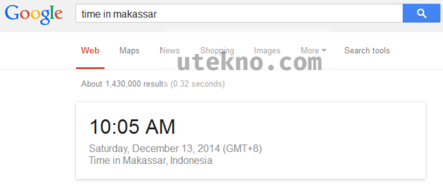 google current time in makassar