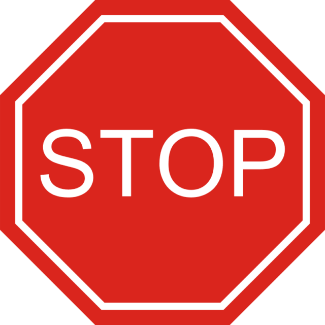 stop sign