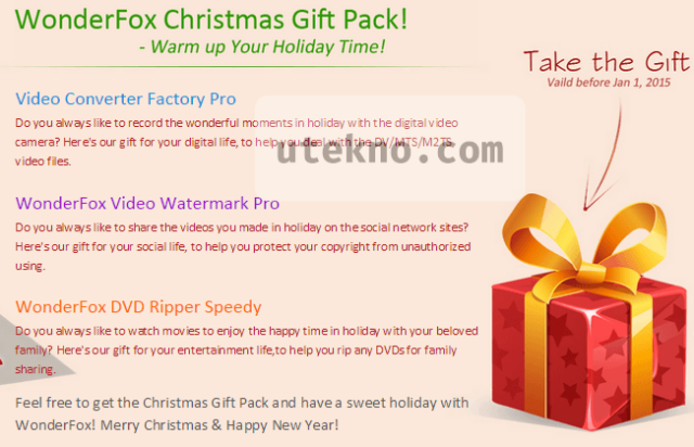 wonderfox christmas gift pack 2014