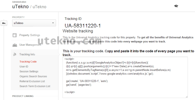 google-analytics-tracking-id