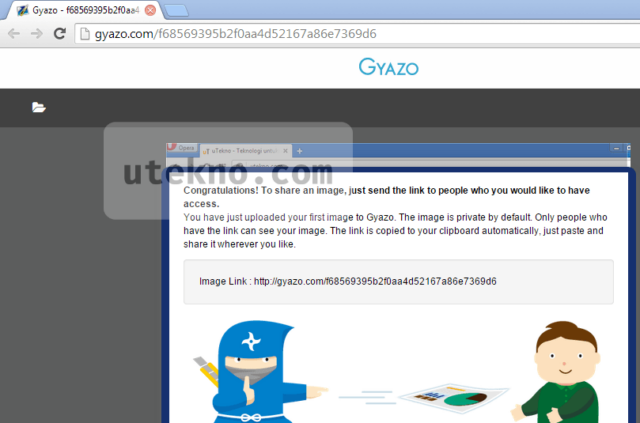 gyazo sent image link