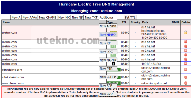 hurricane-electric-dns-record